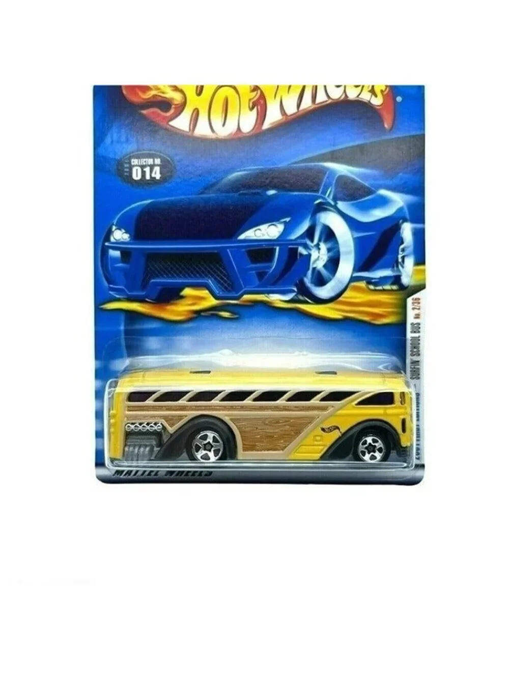 Vintage Die Cast Hot Wheels 2001 Surfin School Bus 2/36 First Editions 1:64